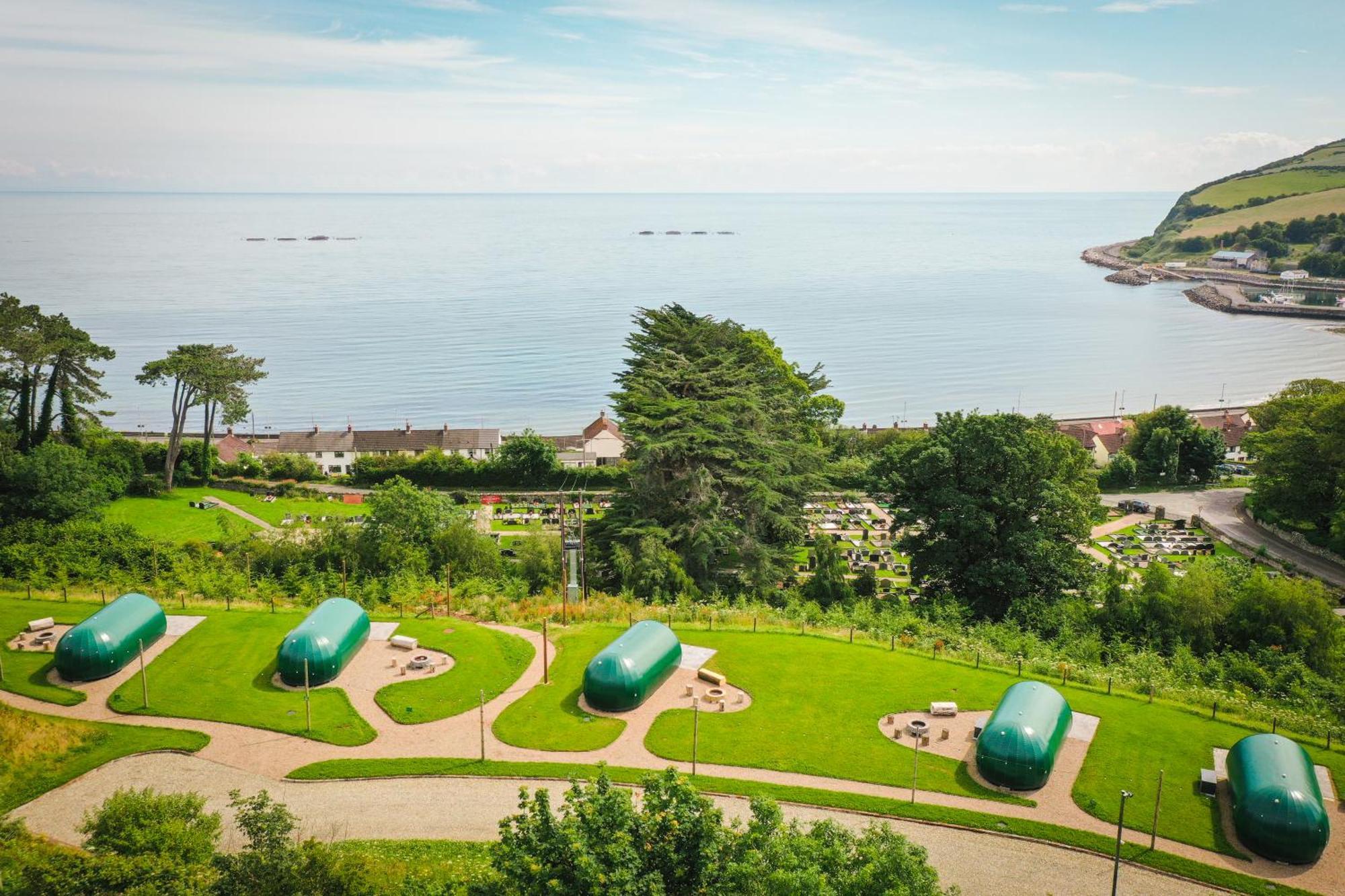Glenarm Castle Ocean View Pods Hotel Luaran gambar